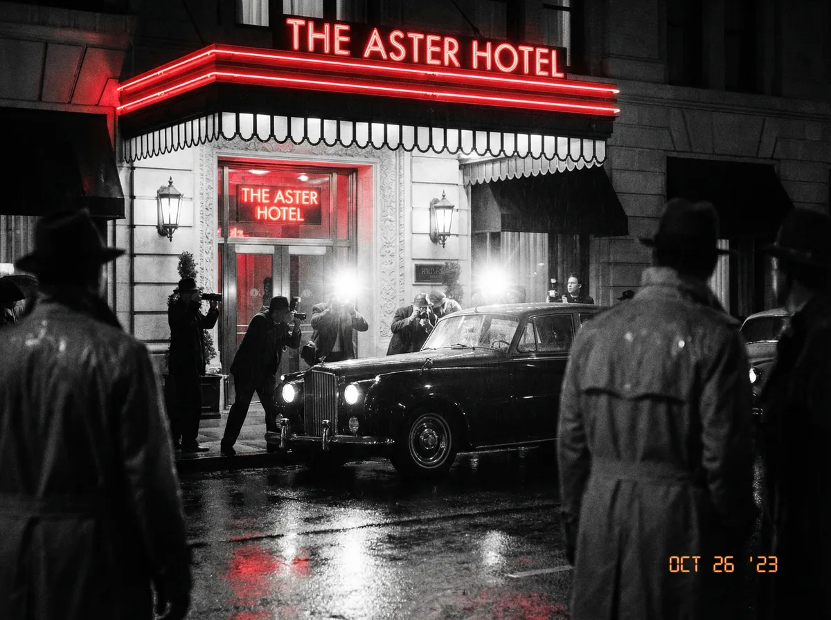 每日吃瓜 独家：酒店门口拍摄画面